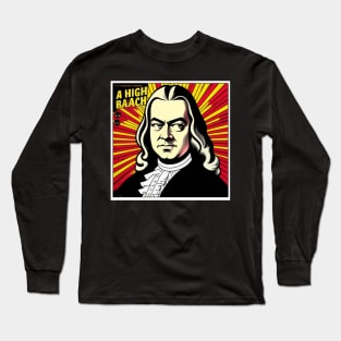 Bach Vinyl Record Album Cover Long Sleeve T-Shirt
